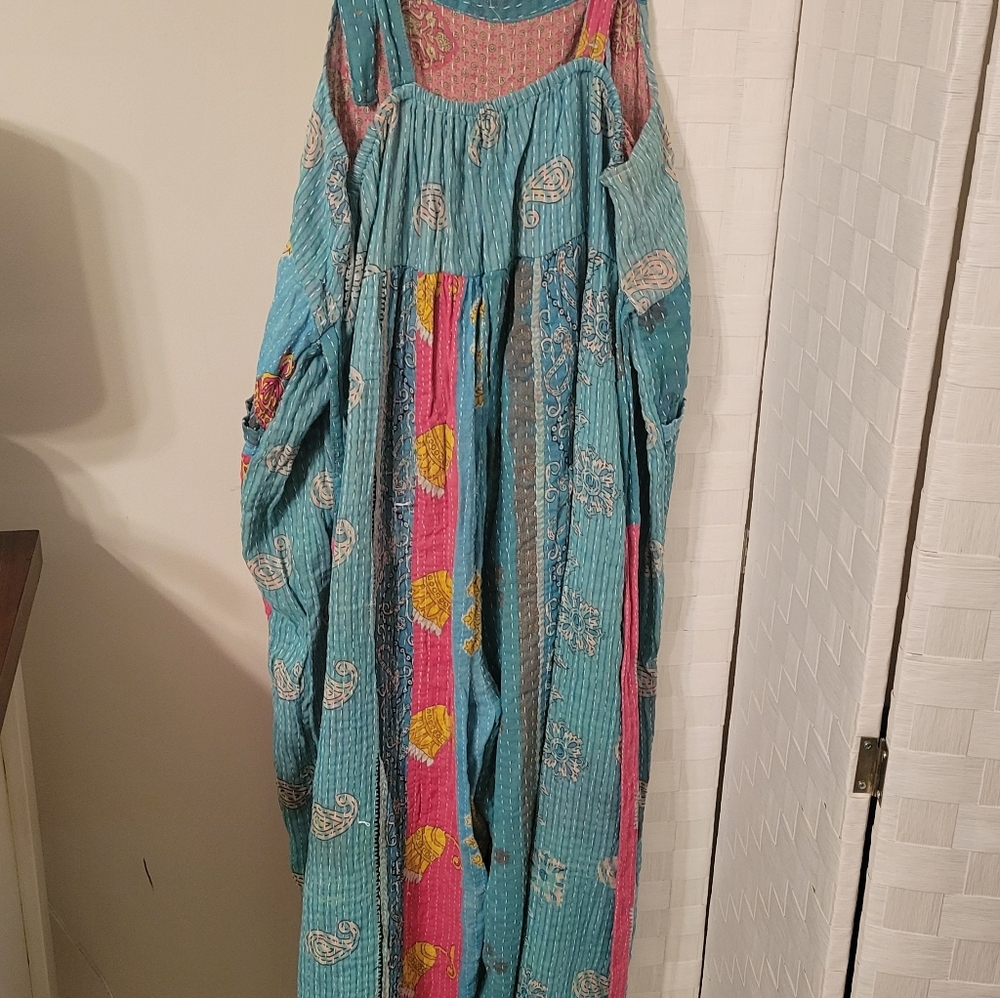 Kantha Bae Cotton Bib Jumpsuit - Picture 7 of 8